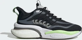 adidas Alphaboost V1 core black/charcoal solid grey/green spark