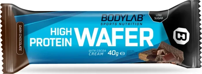 BodyLab24 High Protein Wafer Schokolade 480g (12x 40g) – Bild 2 von 2