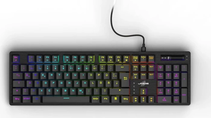 Hama uRage Exodus 910, schwarz, LEDs RGB, KRGD Low Profile RED, USB, DE