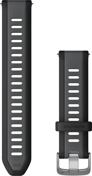 Garmin Schnellwechsel Ersatzarmband 20mm Silikon black/slate grey
