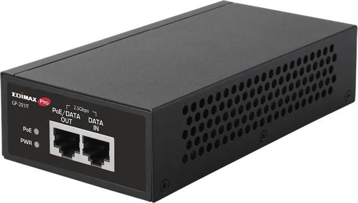 Edimax Desktop 2.5G PoE-Injektor, 2x RJ-45, 30W PoE+