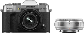 Fujifilm X-T50 silber mit Objektiv Fujinon XC 15-45mm 3.5-5.6 OIS PZ