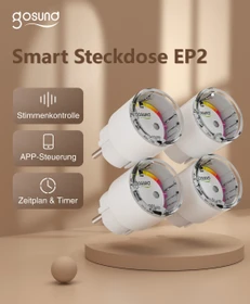 Gosund EP2, Smart-Steckdose, 4er-Pack