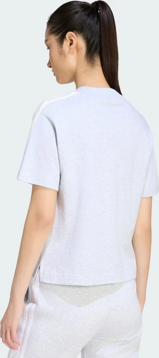 adidas Kit T-Shirt kurzarm light grey heather/off white (Damen)