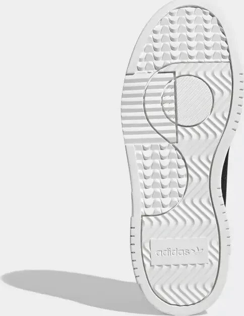 adidas Supercourt core black/crystal white/platinum metallic (Damen)
