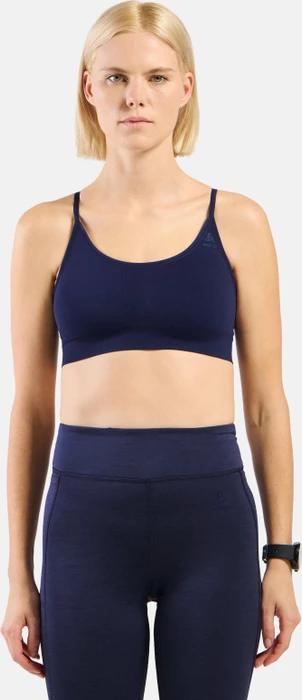 Odlo Seamless Soft Reversible Sport-BH eclipse/grey melange (Damen)