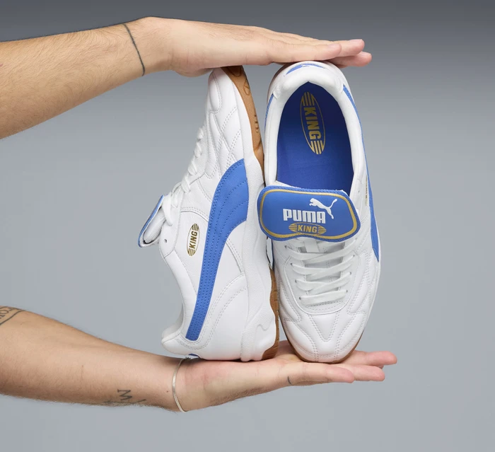 Puma King Indoor puma white/mountain blue