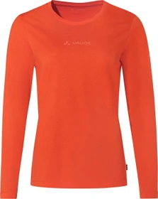 Vaude Logo Shirt langarm glowing red (Damen)