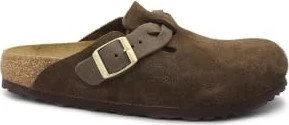 Birkenstock Boston Braided Veloursleder taupe (Damen)