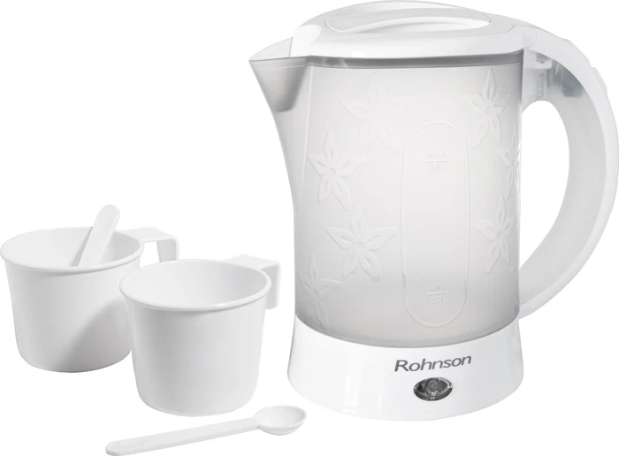 Rohnson R-7105 Reise-Wasserkocher inkl. 2 Tassen