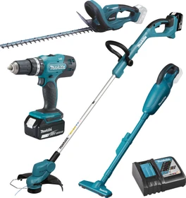 Makita DLX4173 Akku-Maschinenset inkl. Tasche + 2 Akkus 3.0Ah