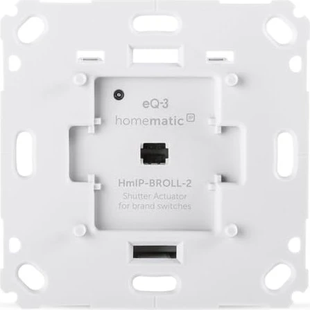eQ-3 Homematic IP Rollladenaktor für Markenschalter, Unterputz, Schaltaktor