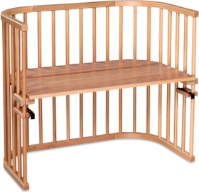 Babybay Maxi Beistellbett seidenmatt klarlackiert