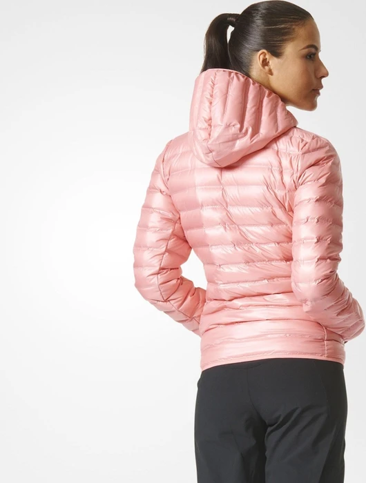 adidas Varilite Hooded Down Funktionsjacke tactile rose (Damen)