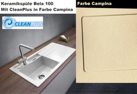 systemceram Bela 100 Einbau Becken links campina