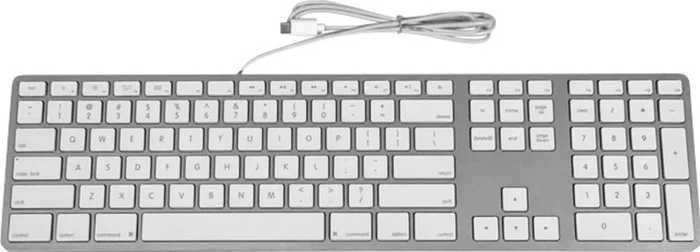 Matias USB-C Keyboard for Mac, Silver, USB, US