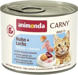 animonda Carny Adult Huhn und Lachs, 4.80kg (24x 200g)