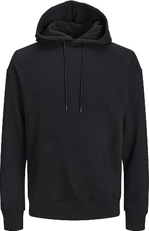 Jack & Jones Einfarbig Hoodie schwarz (Herren)