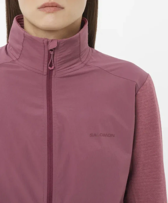 Salomon Essential Lightwarm Hybrid Funktionsjacke nocturne (Damen)