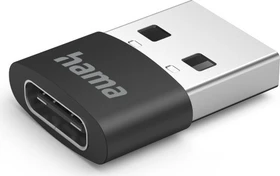 Hama USB-C-Adapter USB-A-Stecker/USB-C-Buchse 480 Mbit/s 3er-Pack