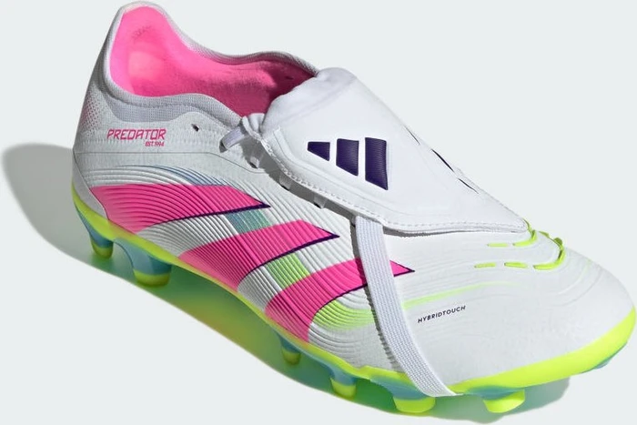 adidas Predator Pro Fold-Over Tongue FG/MG cloud white/lucid pink/lucid lemon