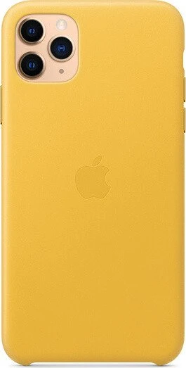 Apple Leder Case für iPhone 11 Pro Max sonnengelb