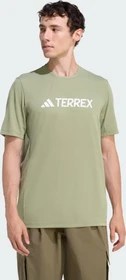 adidas Terrex Multi Climacool Logo Tech Funktionsshirt kurzarm tent green (Herren)