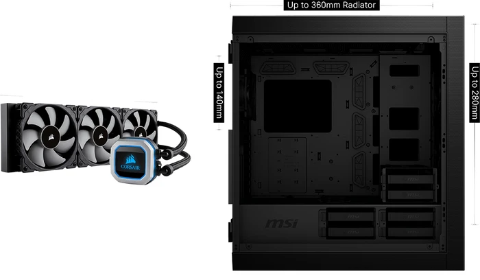 MSI MPG Sekira 500P, Glasfenster