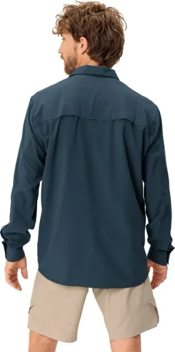 Vaude Rosemoor II Hemd langarm dark sea uni (Herren)