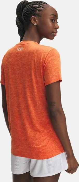 Under Armour Tech Twist Funktionsshirt kurzarm orange base/white (Damen)