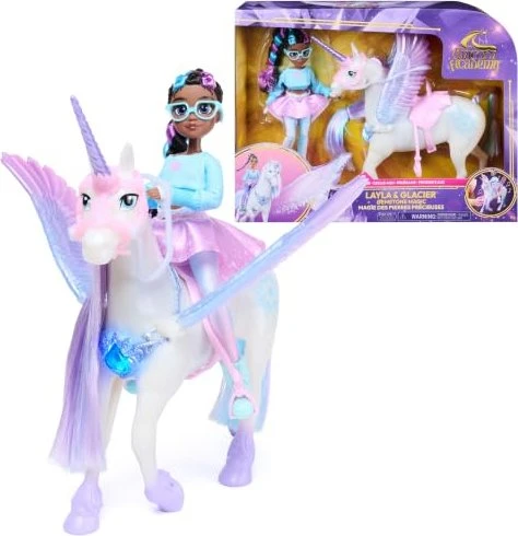 Spin Master Unicorn Academy - Gemstone Magic Layla & Glacier