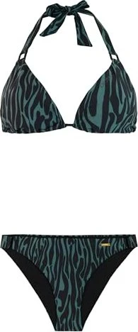 Protest Date Zebra Bikini-Set laurel green (Damen)