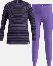 Odlo Active Warm Base Layer Set afterparty/black (Junior)