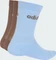adidas Linear Crew Cushioned Socken earth strata/glow blue, 3 Paare Vorschaubild