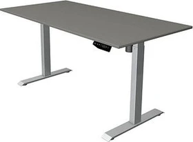 Kerkmann Move 1 elektrisch höhenverstellbarer Sitz-Steh-Schreibtisch 160x80cm graphit/silber