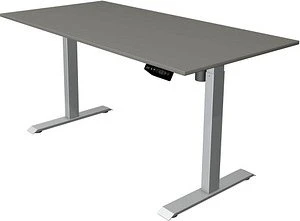 Kerkmann Move 1 elektrisch höhenverstellbarer Sitz-Steh-Schreibtisch 160x80cm graphit/silber
