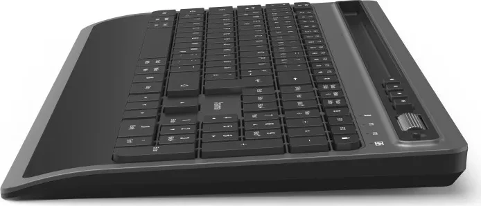 Hama KMW-600 Plus Funk Tastatur und Maus Set, schwarz/anthrazit, USB/Bluetooth, DE
