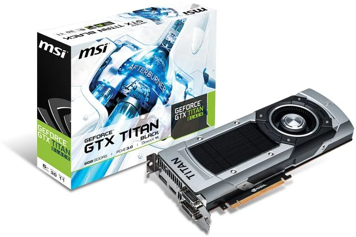 MSI GeForce GTX Titan Black, NTitan-Black-6GD5, 6GB GDDR5, 2x DVI, HDMI, DP
