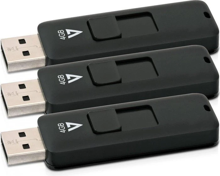 V7 Slider 4GB, USB-A, USB 2.0