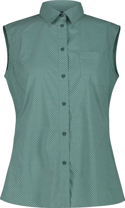 CMP Geometrischer-Druck Hemd ärmellos agave/opale (Damen)