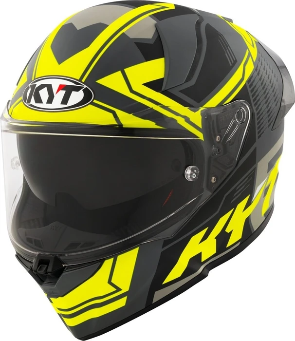 KYT R2R Octane matt grau/schwarz/gelb