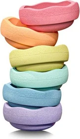 Stapelstein Original rainbow pastel 6-tlg.