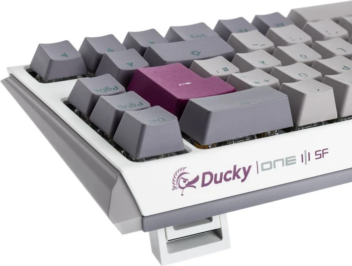 Ducky One 3 SF, Mist Grey, PBT, LEDs RGB, MX RGB ERGO CLEAR, USB, DE