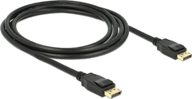 DeLOCK DisplayPort 1.2 Kabel 4K 60Hz schwarz, 2m