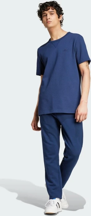 adidas Trefoil Essentials Waffle T-Shirt kurzarm night indigo (Herren)
