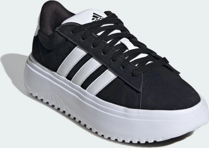 adidas Grand Court Platform core black/cloud white (Damen)