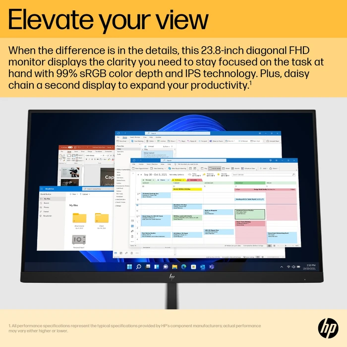 HP E24u G5, 5 Jahre Garantie, 23.8"