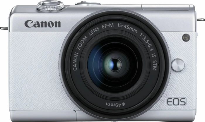 Canon EOS M200 weiß mit Objektiv EF-M 15-45mm 3.5-6.3 IS STM