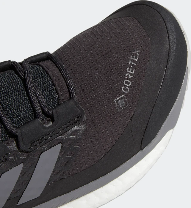 adidas Terrex Free Hiker Gore-Tex carbon/grey four/glow blue (Damen)