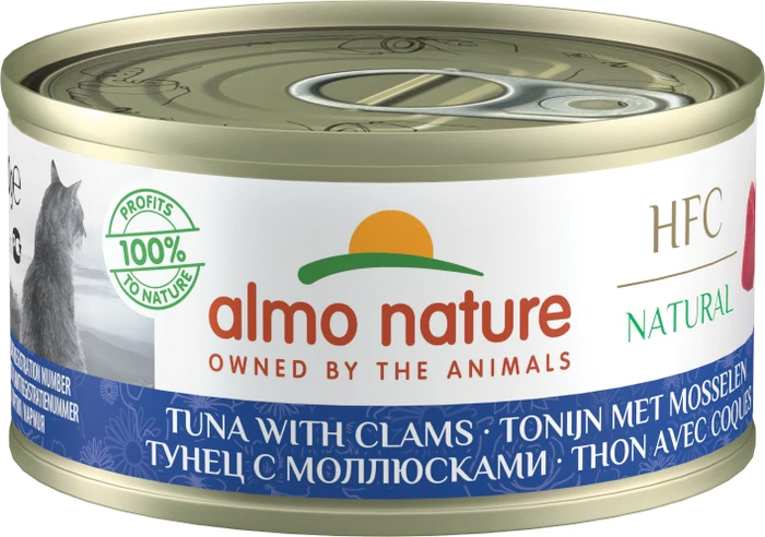 almo nature HFC Natural Cats 70 II, Thunfisch mit Muscheln, 70g